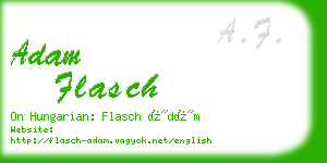 adam flasch business card